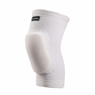 世达（STAR）XD323W-01 加厚护膝跪地运动护具膝关节护套手球护膝排球护膝 白色 L