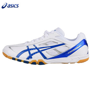 ASICS亚瑟士 乒乓球鞋男款 专业级爱世克斯兵乓球运动鞋训练鞋 TPA327 白蓝色 42