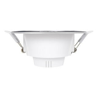 德力西(DELIXI)LED筒灯 吊顶天花灯家用 全塑象牙筒灯 砂银 5W暖白光 开孔8-9公分