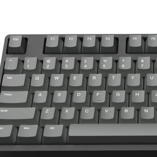 NEWMEN 新贵 C87 87键 有线机械键盘 黑色 Cherry茶轴 无光