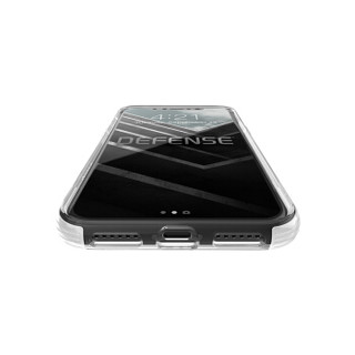 X-doria道锐 苹果XS MAX手机壳iPhoneXS MAX保护壳 2米防摔全包透明手机保护套 刀锋轻盈活力白