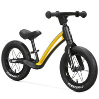 FLYING PIGEON飞鸽 PIGEON）儿童平衡车滑步车 2-3-9岁宝宝 玩具溜溜车滑行学步车扭扭车小孩单车童车玩具车黑黄色