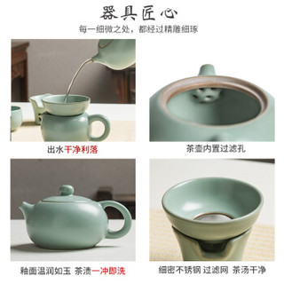 洛威 汝窑茶具套装 欢沁 10头