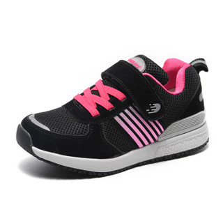 动力步 老人鞋透气散步休闲运动减震舒适网面健步安全防滑爸爸妈妈 DonLiBO D8852012 黑色（女款） 38