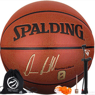 斯伯丁(SPALDING)NBA开拓者队达米恩利拉德签名PU篮球76-110Y