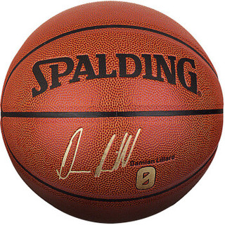 斯伯丁(SPALDING)NBA开拓者队达米恩利拉德签名PU篮球76-110Y