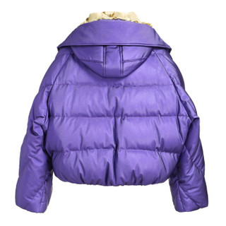 设计师品牌 SIMONGAO  金沙涂层短款羽绒服 紫色 XS
