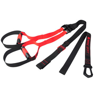 米客 训练带拉力绳健身男士力量训练减肥瘦身trx悬挂式训练绳  MK8013-01 红/黑色