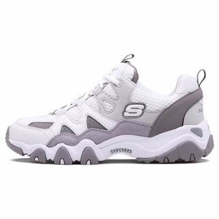 斯凯奇 SKECHERS 女子 LIFESTYLE系列 D’LITES系列时尚绑带运动鞋 运动 运动鞋 99999693/WGY 37码 US7码