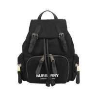 考拉海购黑卡会员：BURBERRY 博柏利 80171631 黑色双肩包 小号