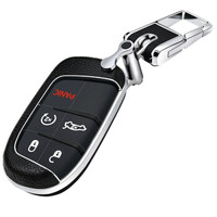 赛邦（SAIBON）吉普真皮钥匙包 汽车钥匙套适用吉普自由侠指南者菲亚特钥匙壳智能款