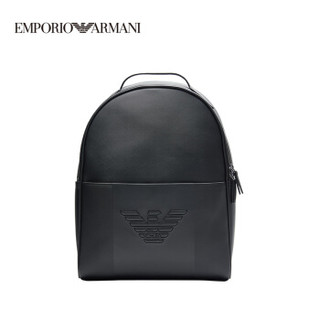 EMPORIO ARMANI 阿玛尼奢侈品19秋冬新款男士双肩背包 Y4O215-YFE6J BLACK-81072 U