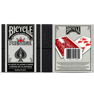 BICYCLE扑克牌 美国进口单车牌 高档扑克 威望塑料牌1副装 红色