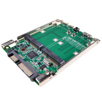 魔羯(MOGE)mSATA转SATA3.0/USB3.0固态硬盘RAID阵列卡 MC3688 2.5英寸设计