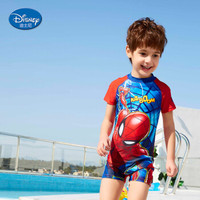 迪士尼(DISNEY)SWF10005B 复仇者联盟蜘蛛侠系列 男童冲浪服 红色 140 14码