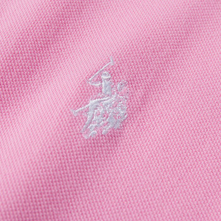 U.S. POLO ASSN. polo衫男士2019春夏新品多色纯棉潮流时尚短袖t恤1192101001 浅粉色 XL