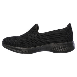 SKECHERS 斯凯奇 Go Walk 4 女士休闲健步鞋 BLACK US 7