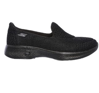 SKECHERS 斯凯奇 Go Walk 4 女士休闲健步鞋 BLACK US 7