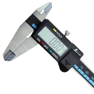 SHINWA 19977 日本企鹅牌高精度数显游标卡尺精密卡尺数显卡尺大文字带保持机能测量工具0-300MM