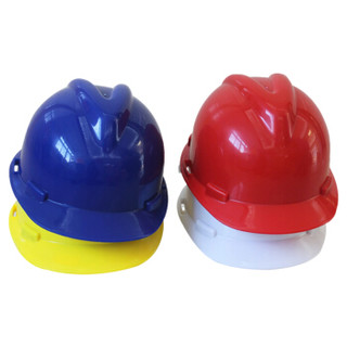 荣裕（Rongyu）2003国标V字型PE安全帽 工地工程工业建筑电力施工防砸抗冲击头盔 红色 定制