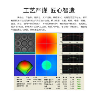 博扬（BOYANG）BY-40552SM 电信级光纤跳线lc-lc 40米 单模双工 低烟无卤环保网线光纤线 收发器尾纤