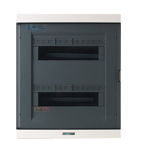 西门子（SIEMENS）暗装配电箱家用空气开关强电箱透明盖配电箱 26回路