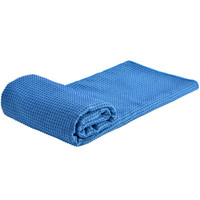 弥雅（MIYA UGO）树脂铺巾 183*66cm环保防滑瑜珈毯吸汗加厚瑜珈巾瑜珈毛巾 蓝色（含铺巾包）