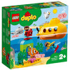 乐高（LEGO） 得宝大颗粒SC 10885 我的动物乐趣拼图 潜艇大冒险