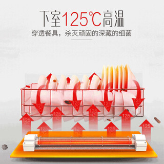 康宝（Canbo）消毒柜立式 消毒碗柜家用 大容量 商用碗筷餐具柜小型XDZ100-D1（ZTP128D-1）