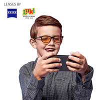 蔡司镜片 儿童防蓝光护目镜 luki鲁奇镜架 防蓝光手机电脑护目镜LK1922 C2 5-8岁