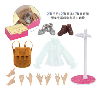 kurhn 可儿娃娃 时装周贝雷帽多款造型14关节换装洋娃娃女孩玩具礼物3083