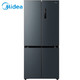 Midea 美的 513升 BCD-513WTPZM（E) 对开门冰箱 一级能效