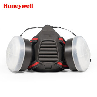 霍尼韦尔（Honeywell）7500硅胶防毒面具 防有机蒸汽 工业粉尘  焊接 打磨 农药 防尘面罩 呼吸防护套装1套