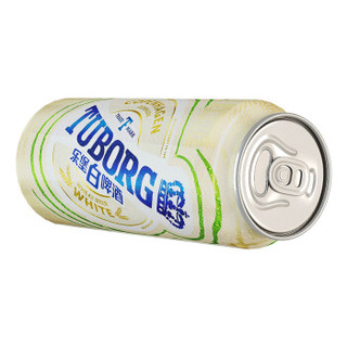 乐堡（Tuborg）啤酒 白啤酒 500ml*12听整箱装