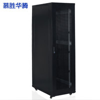 慕胜华腾 HT.6042  加厚款2米高服务器机柜42u监控交换机19英寸标准1000深服务器网络机柜 后双开门
