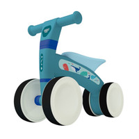 贝恩施 儿童玩具 平衡车滑步车学步车 防侧翻四轮稳固架构 滑行车TC06蓝色款