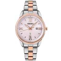 SEIKO 精工 手表 日韩表日本原装进口太阳能石英女士腕表SUT362J1 生日礼物