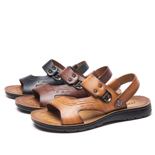 aokang 奥康 n103712013 男士真皮凉鞋【报价 价格 评测 怎么样】 -什