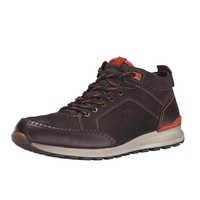 ecco 爱步 CS14 男士高帮休闲鞋 Braun Coffee Licorice Picante EU45