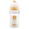 小狮王辛巴婴儿奶瓶奶嘴 宽口径玻璃奶瓶 台湾原装橙色240ml防胀气奶瓶