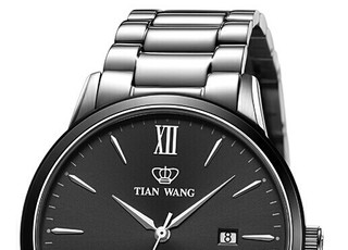 TIAN WANG 天王 沧海系列 GS3957CSB.D.S.B 男士石英手表