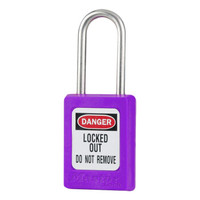 MASTERLOCK/玛斯特锁 工业安全挂锁 工程塑料锁 不锈钢锁梁 电力锁 S31 紫色