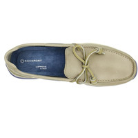 ROCKPORT 乐步 Drivesports Lite One Eye 男士休闲皮鞋 Taupe US6.5