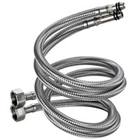 CVBAB 橱卫帮 80cm不锈钢编织丝冷热水龙头进水软管 不锈钢尖头软管 CV708A