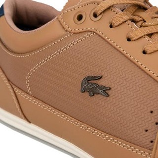 LACOSTE 拉科斯特 Evara 319系列系带平底男士休闲鞋休闲皮鞋 738CMA0014LR3 Tan UK9