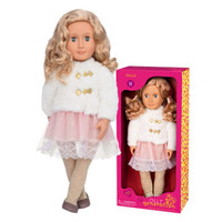 北美偶季(OG)娃娃玩具男女孩儿童复古娃娃女孩可换装46CM玩具儿童礼物3岁+哈莉娅-18吋 BD31128Z