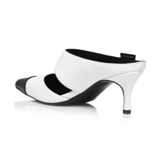 DYMONLATRY 设计师品牌 跨界w.RONG系列 撞色中空穆勒鞋 白色 37