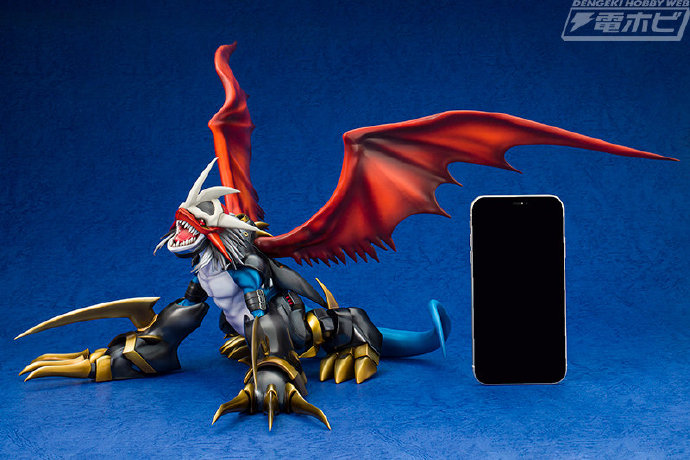 megahouse g.e.m.《数码宝贝》 帝皇龙甲兽:龙形态 手办