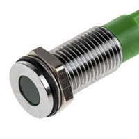 欧时RS ProLED指示灯信号灯9132670嵌入式绿色焊接接线片接端