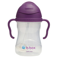 b.box  第三代婴儿童吸管水杯 240ml 葡萄紫 